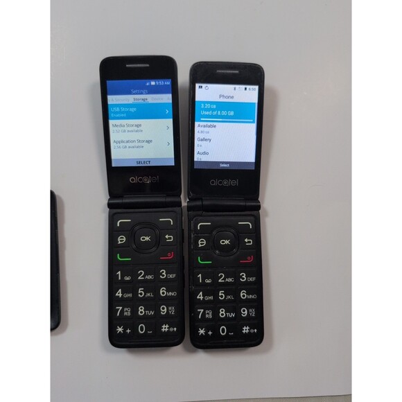 Alcatel GO Flip V 4G LTE 8GB Basic Flip Phone for VERIZON +Tracophone 5gb - Picture 1 of 5
